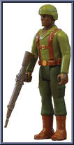 G.I. Joe Trooper (Solid Green Uniform) Action Figure