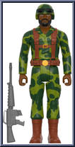 G.I. Joe Trooper (Camo Green Uniform) Action Figure