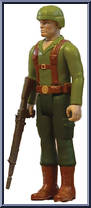 G.I. Joe Trooper (Solid Green Uniform) Action Figure