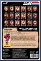 Hydro Viper (Comic) from G.I. Joe - ReAction + manufactured by Super7 [Back]