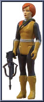 Scarlett from G.I. Joe - ReAction Figures manufactured by Super7 [Loose]