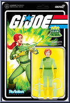 Scarlett (Glow Patrol) from G.I. Joe - ReAction Figures manufactured by Super7 [Front]