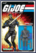 Snake Eyes (Comic) from G.I. Joe - ReAction + manufactured by Super7 [Front]