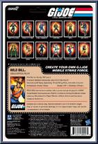 Wild Bill (Cartoon) from G.I. Joe - ReAction + manufactured by Super7 [Back]