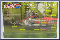 Night Adder (Wild Weasel) from G.I. Joe - Valor vs Venom - Vehicles manufactured by Hasbro [Back]