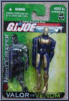 Night Creeper from G.I. Joe - Valor vs Venom - Basic Series manufactured by Hasbro [Front]