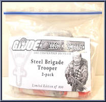 Steel Brigade Paratrooper Set from G.I. Joe - Valor vs Venom - Exclusives manufactured by Hasbro [Front]