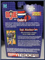 Sgt. Hacker vs. Scalpel from G.I. Joe vs. Cobra - Spy Troops manufactured by Hasbro [Back]