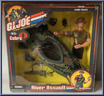 River Assault (with Gung Ho) from G.I. Joe vs. Cobra - 12" Scale Boxed manufactured by Hasbro [Front]