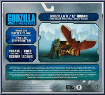 Godzilla / ET Rodan from Godzilla - King of the Monsters - Basic Series manufactured by Jakks Pacific [Back]