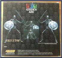 Skeleton Soldier (Black) (2-Pack) from Golden Axe - Basic Series manufactured by Storm Collectibles [Back]