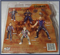 Data from Goonies - Basic Series manufactured by Mezco [Back]