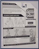 Downtown Bruno from Grapplers & Gimmicks - Basic Series manufactured by Hasttel Toy [Back]