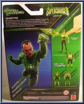 Sinestro from Green Lantern - Movie - Supercharged manufactured by Mattel [Back]