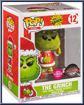 Grinch (Flocked) from Grinch - Pop! Vinyl Figures manufactured by Funko [Front]