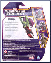 Gamora from Guardians of the Galaxy - Animated - Basic Series manufactured by Hasbro [Back]