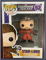 Star-Lord (Unmasked) from Guardians of the Galaxy - Pop! Vinyl Figures manufactured by Funko [Front]