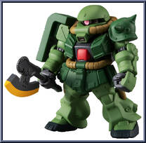 MS-06FZ Zaku II Kai from Gundam Converge - Series 17 manufactured by Bandai [Loose]