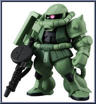 MS-06F Zaku II (Revive ver.) from Gundam Converge - 10th Anniversary Selection 03 manufactured by Bandai [Loose]
