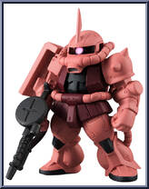 MS-06S Zaku II (Char's Custom) from Gundam Converge - Series 09 manufactured by Bandai [Loose]