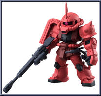 MS-06S Zaku II (Char's Custom) - Origin Equipment A / Rifle from Gundam Converge - Series 02 manufactured by Bandai [Loose]