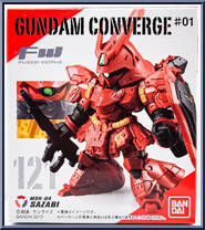MSN-04 Sazabi from Gundam Converge - Series 01 manufactured by Bandai [Front]
