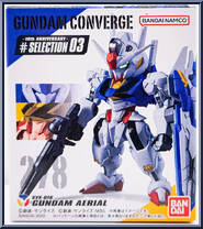 XVX-016 Gundam Aerial from Gundam Converge - 10th Anniversary Selection 03 manufactured by Bandai [Front]