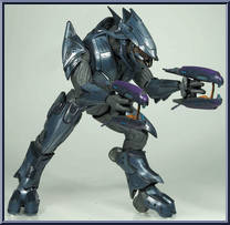 Elite Combat (Blue) from Halo 3 - Series 3 - Multiplayer manufactured by McFarlane [Loose]