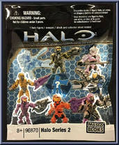 Covenant Brute (Purple) from Halo - Blind Bags - Series  2 manufactured by Mega Bloks [Front]