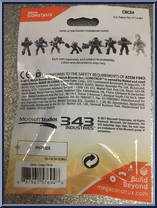 UNSC Marine from Halo - Blind Bags - Stormbound manufactured by Mega Bloks [Back]