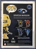 Spartan Warrior (Yellow) from Halo - Pop! Vinyl Figures manufactured by Funko [Back]