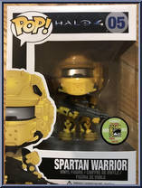 Spartan Warrior (Yellow) from Halo - Pop! Vinyl Figures manufactured by Funko [Front]