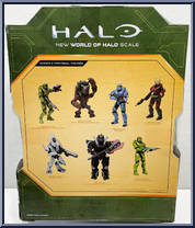 Master Chief (with Commando Rifle) from Halo Infinite - Series 4 manufactured by Jazwares [Back]