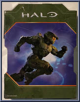Brute Captain (with Mangler) from Halo Infinite - Series 1 manufactured by Jazwares [Back]