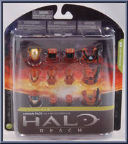 Air Assault Armor Pack (Rust) from Halo Reach - Series 4 - Armor Packs manufactured by McFarlane [Front]