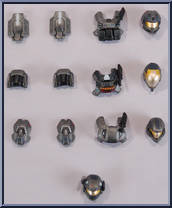 Air Assault Armor Pack (Steel) from Halo Reach - Series 4 - Armor Packs manufactured by McFarlane [Loose]