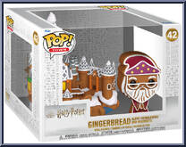 Albus Dumbledore and Hogwarts (Gingerbread) from Harry Potter - Pop! Towns manufactured by Funko [Front]