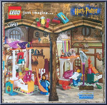 Diagon Alley Shops from Harry Potter - Philosopher's Stone - Playsets manufactured by Lego [Back]