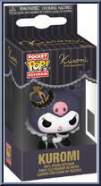 Kuromi (Royal Outfit) (20th Anniversary) from Hello Kitty - Hello Kitty And Friends Pop Keychains! manufactured by Funko [Front]