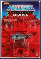 Megalaser from He-Man - Masters of the Universe - Accessories manufactured by Mattel [Front]