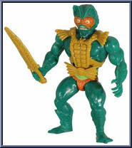 Mer-Man from He-Man - Masters of the Universe - Series 1 manufactured by Mattel [Loose]