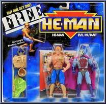He-Man / Skeletor from He-Man - New Adventures - Multi-Packs manufactured by Mattel [Front]