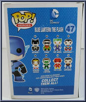 Blue Lantern: The Flash from Heroes - DC Comics Pop! manufactured by Funko [Back]