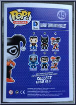 Harley Quinn (with Mallet) from Heroes - DC Comics Pop! manufactured by Funko [Back]