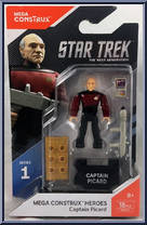 Captain Picard (Star Trek) from Heroes - Series 1 manufactured by Mega Brands [Front]