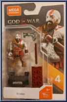Kratos from Heroes - Series 4 manufactured by Mega Brands [Front]