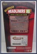 Ghost Face from Horror Headliners - XL manufactured by Equity [Back]