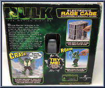 Electronic Rage Cage from Hulk - Motion Picture - Accessories manufactured by Toy Biz [Back]