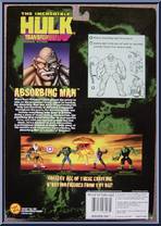 Absorbing Man from Incredible Hulk - Transformations manufactured by Toy Biz [Back]