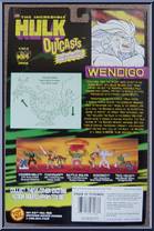 Wendigo from Incredible Hulk - Outcasts manufactured by Toy Biz [Back]